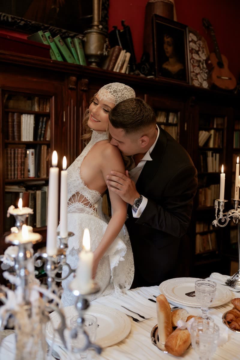 Esküvői pár portré — Nicol Weddings esküvőszervező Budapest